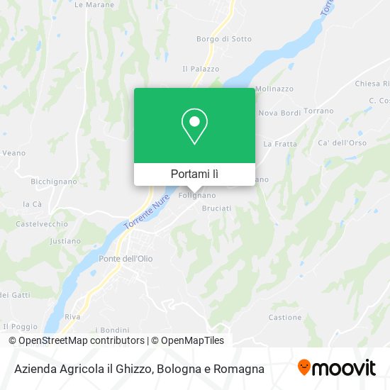 Mappa Azienda Agricola il Ghizzo