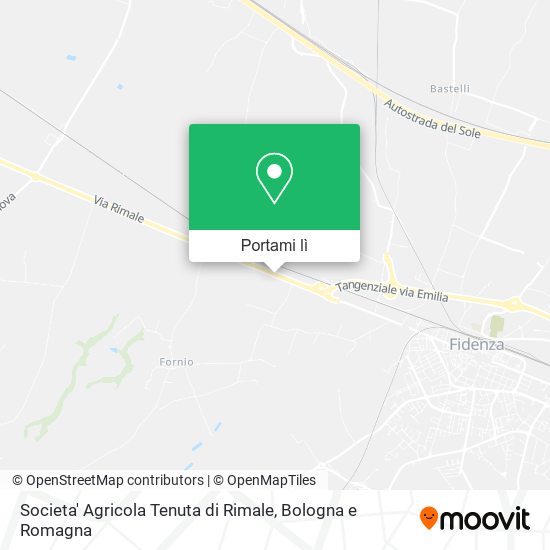 Mappa Societa' Agricola Tenuta di Rimale