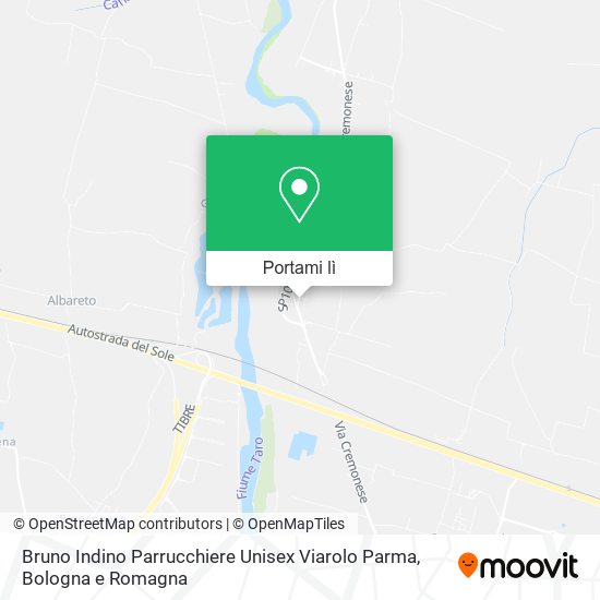 Mappa Bruno Indino Parrucchiere Unisex Viarolo Parma