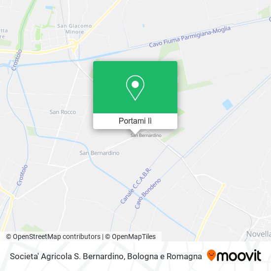 Mappa Societa' Agricola S. Bernardino