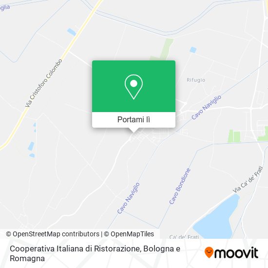 Mappa Cooperativa Italiana di Ristorazione