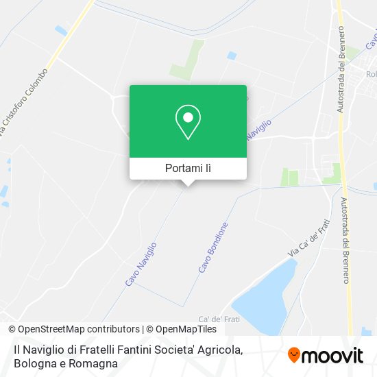 Mappa Il Naviglio di Fratelli Fantini Societa' Agricola