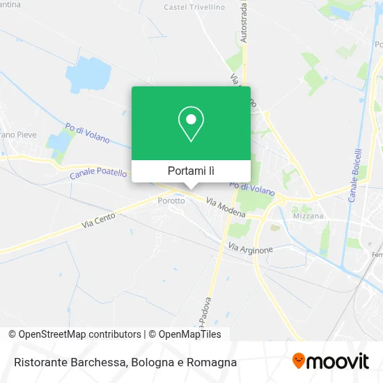Mappa Ristorante Barchessa