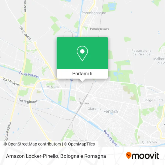 Mappa Amazon Locker-Pinello
