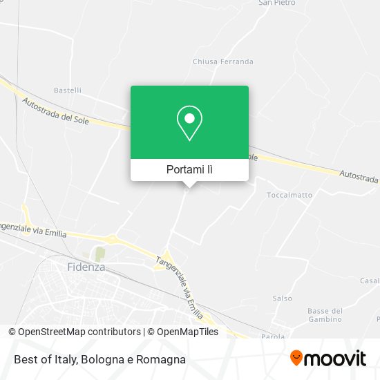 Mappa Best of Italy