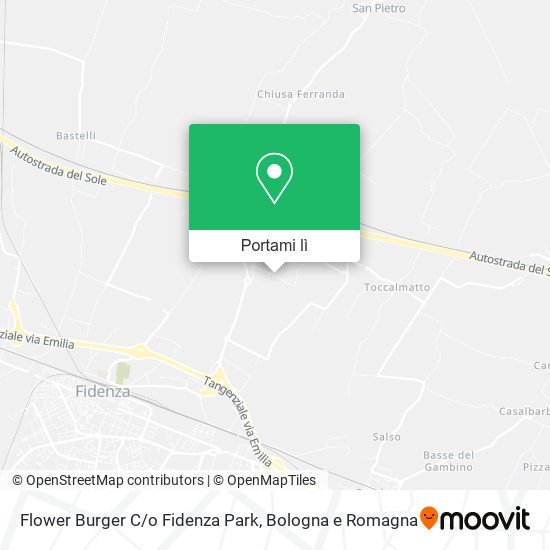 Mappa Flower Burger C/o Fidenza Park