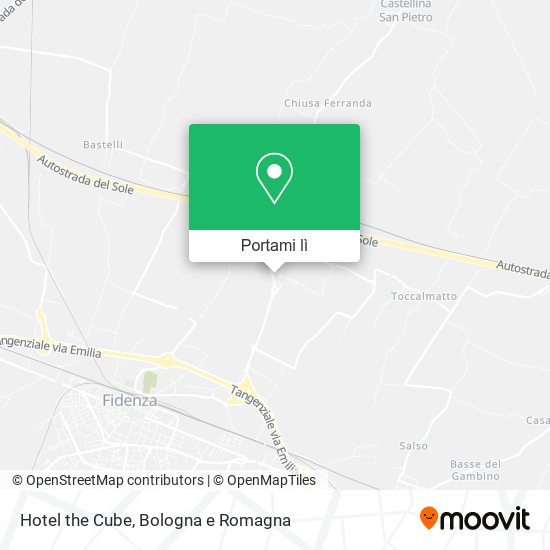Mappa Hotel the Cube