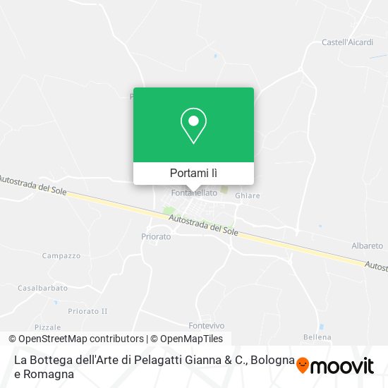 Mappa La Bottega dell'Arte di Pelagatti Gianna & C.