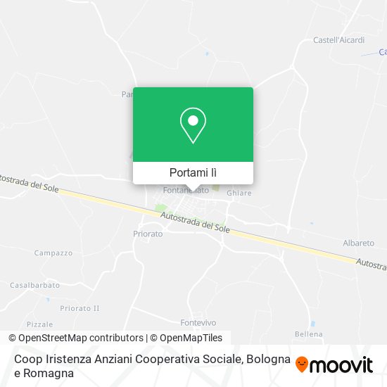 Mappa Coop Iristenza Anziani Cooperativa Sociale