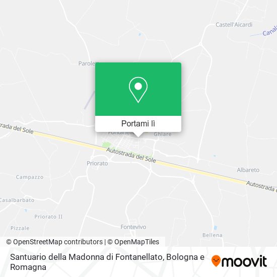 Mappa Santuario della Madonna di Fontanellato