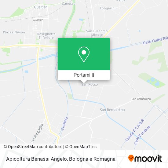 Mappa Apicoltura Benassi Angelo