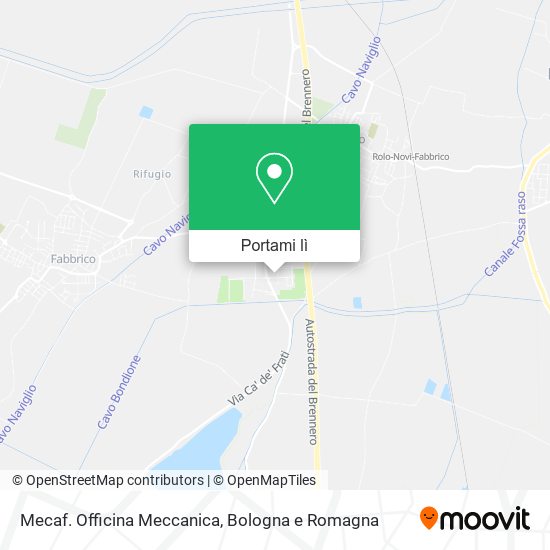 Mappa Mecaf. Officina Meccanica