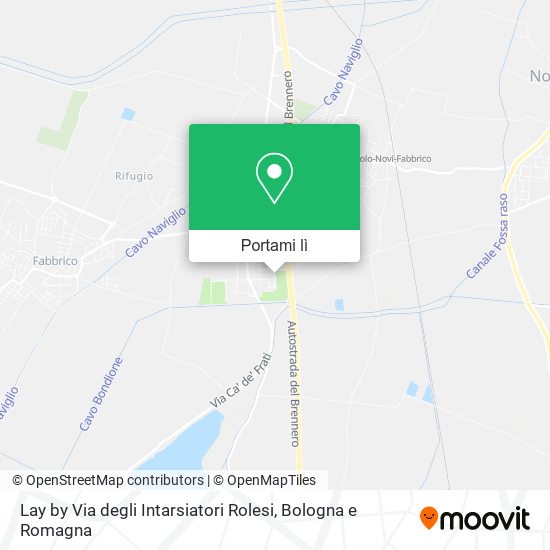 Mappa Lay by Via degli Intarsiatori Rolesi