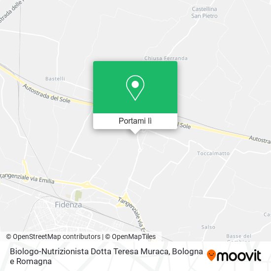 Mappa Biologo-Nutrizionista Dotta Teresa Muraca