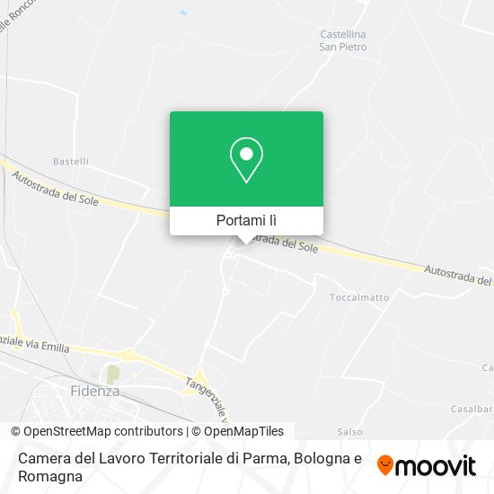 Mappa Camera del Lavoro Territoriale di Parma