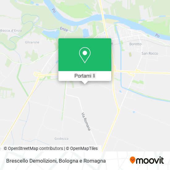 Mappa Brescello Demolizioni