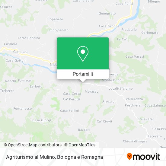 Mappa Agriturismo al Mulino