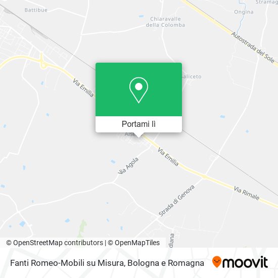 Mappa Fanti Romeo-Mobili su Misura