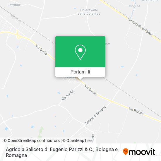 Mappa Agricola Saliceto di Eugenio Parizzi & C.