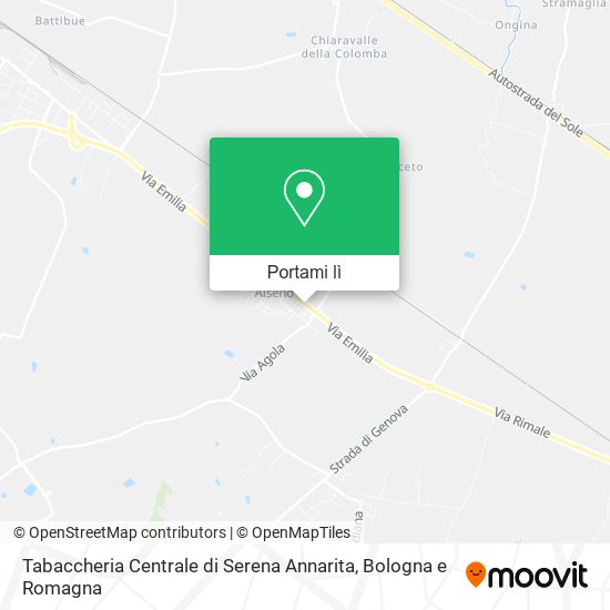 Mappa Tabaccheria Centrale di Serena Annarita