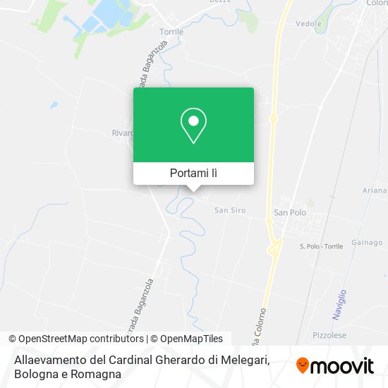 Mappa Allaevamento del Cardinal Gherardo di Melegari