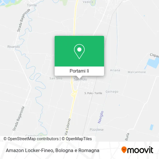 Mappa Amazon Locker-Fineo