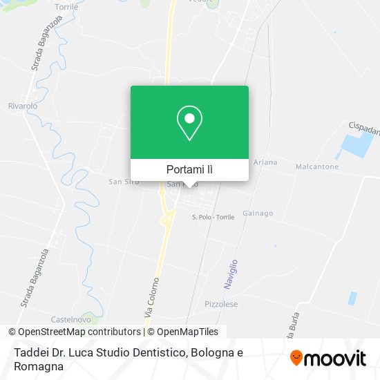 Mappa Taddei Dr. Luca Studio Dentistico