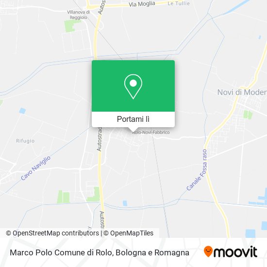 Mappa Marco Polo Comune di Rolo