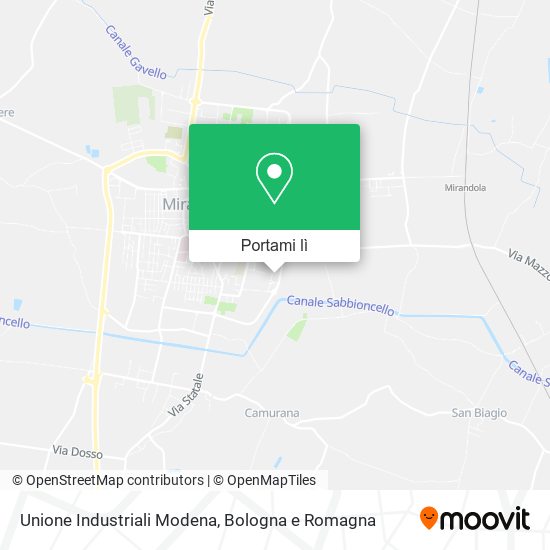 Mappa Unione Industriali Modena