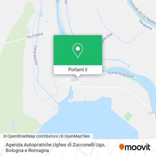 Mappa Agenzia Autopratiche Ughes di Zucconelli Ugo