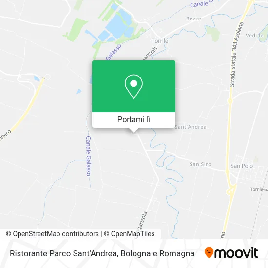 Mappa Ristorante Parco Sant'Andrea