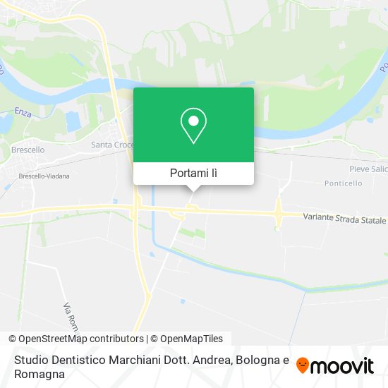 Mappa Studio Dentistico Marchiani Dott. Andrea