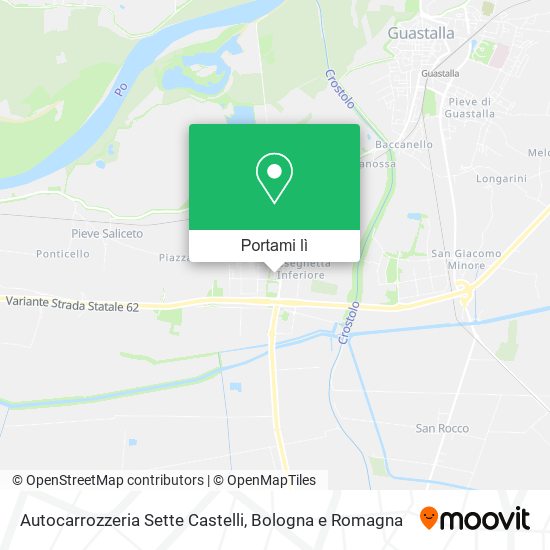 Mappa Autocarrozzeria Sette Castelli