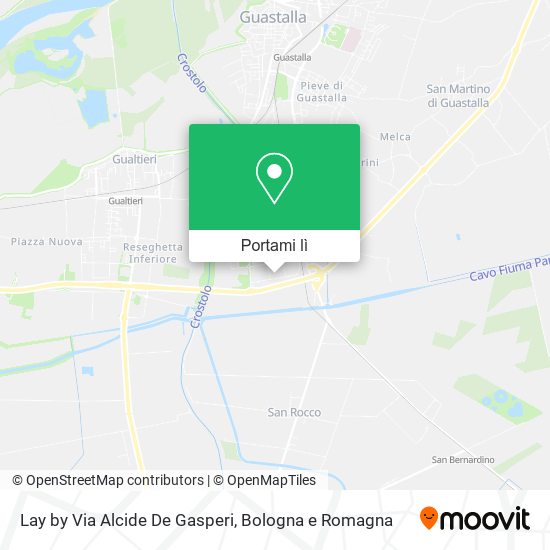 Mappa Lay by Via Alcide De Gasperi