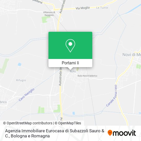 Mappa Agenzia Immobiliare Eurocasa di Subazzoli Sauro & C.