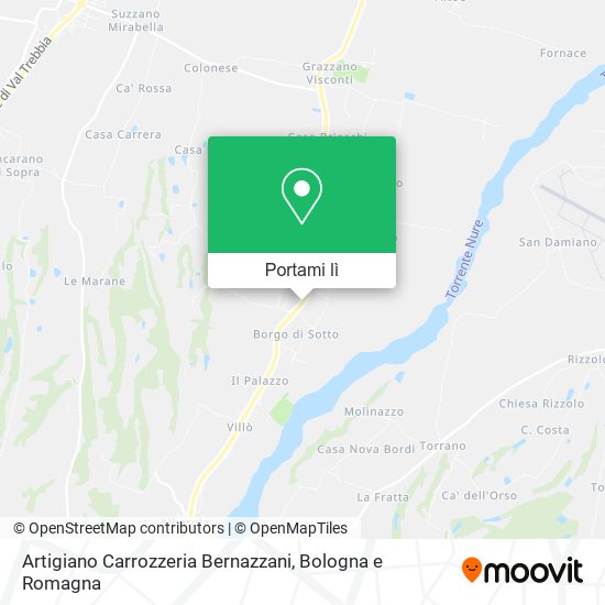 Mappa Artigiano Carrozzeria Bernazzani