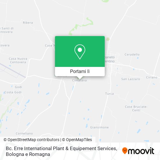 Mappa Bc. Erre International Plant & Equipement Services