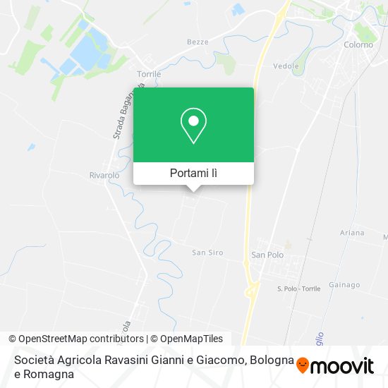 Mappa Società Agricola Ravasini Gianni e Giacomo