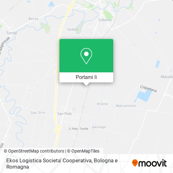 Mappa Ekos Logistica Societa' Cooperativa