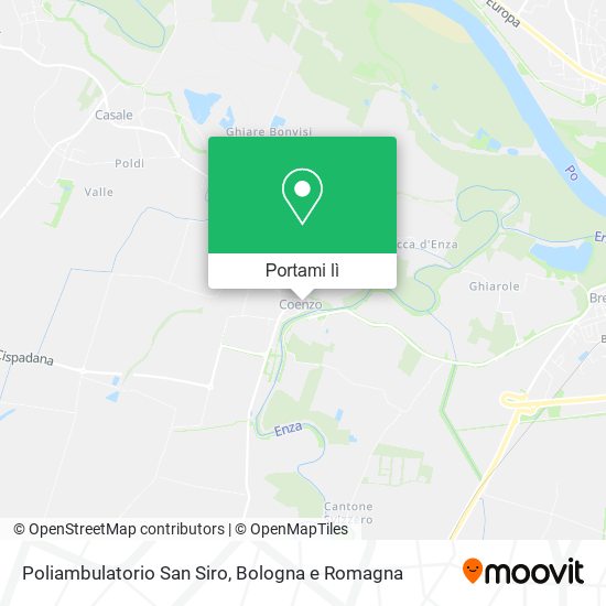 Mappa Poliambulatorio San Siro