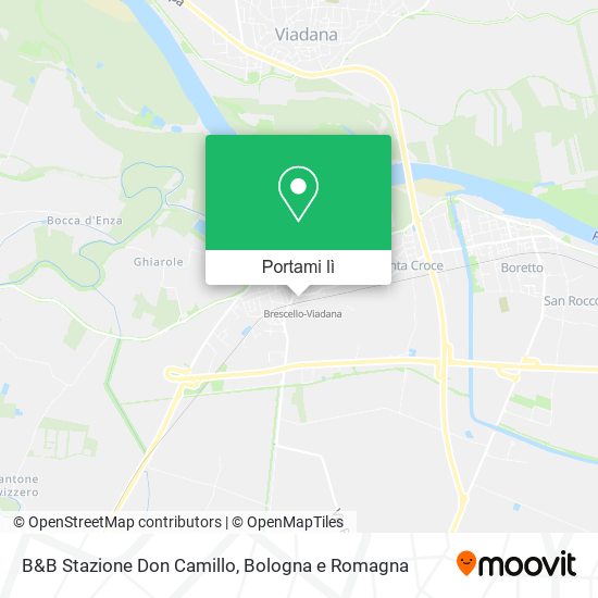 Mappa B&B Stazione Don Camillo