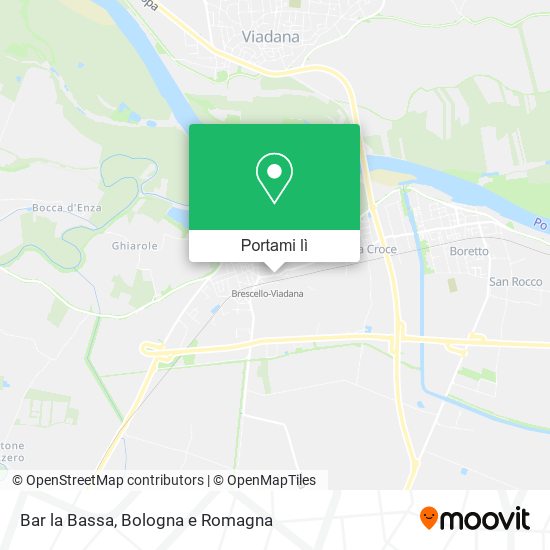 Mappa Bar la Bassa