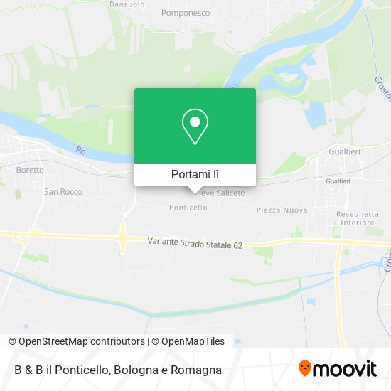 Mappa B & B il Ponticello