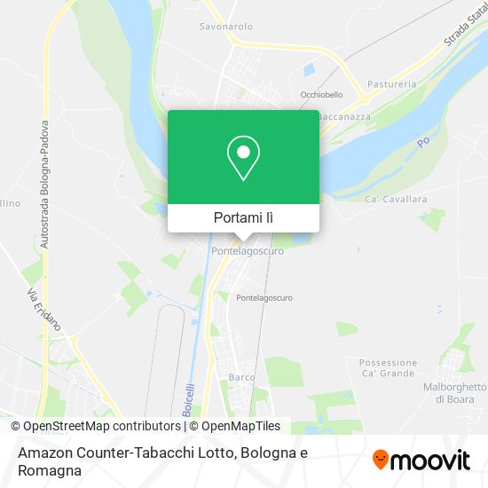 Mappa Amazon Counter-Tabacchi Lotto