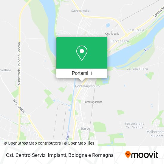 Mappa Csi. Centro Servizi Impianti