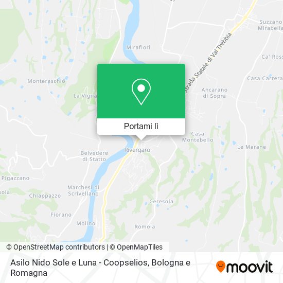 Mappa Asilo Nido Sole e Luna - Coopselios