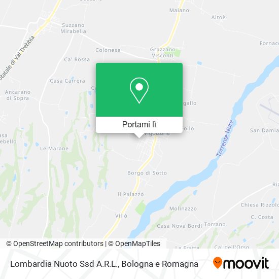 Mappa Lombardia Nuoto Ssd A.R.L.