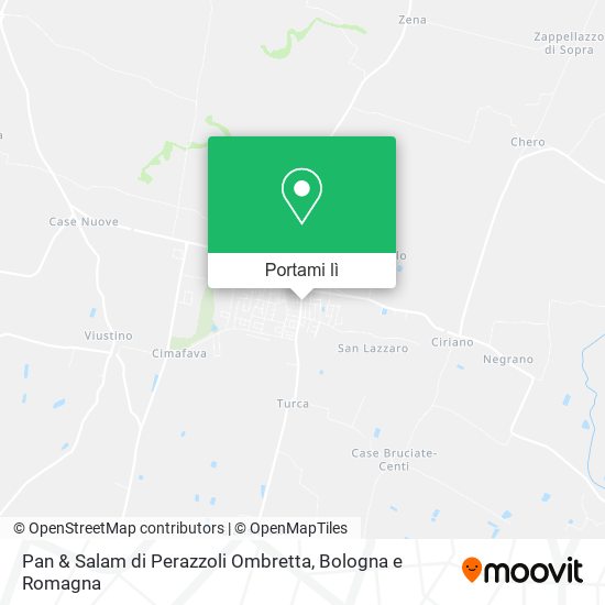 Mappa Pan & Salam di Perazzoli Ombretta