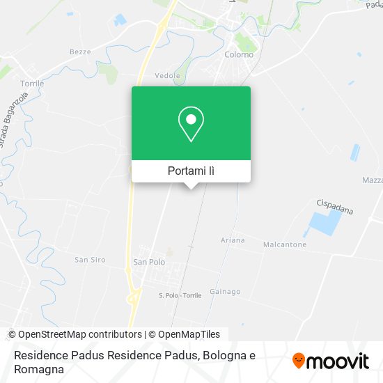 Mappa Residence Padus Residence Padus