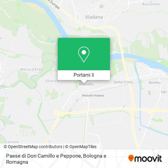 Mappa Paese di Don Camillo e Peppone